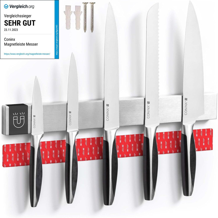 Магнітною смугою для ножів 40 см Coninx