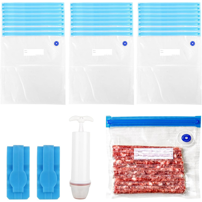 Вакуумні пакети 25 пакетів 30 x 34 см YOUNTHYE