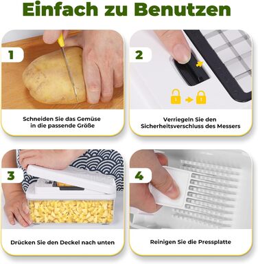 Овощерезка с 2 сменными лезвиями Vihoom