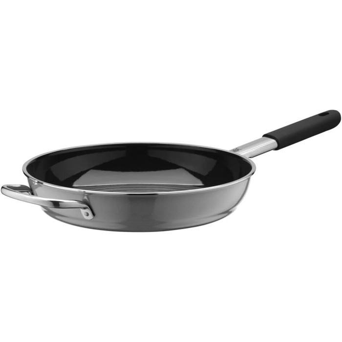 Сковорода 28 см  з додатковою ручкою, сіра Fusiontec Mineral WMF