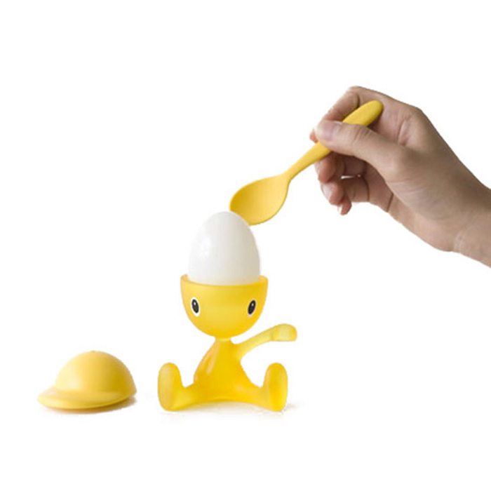 Тримач для яйця 8х11,5х9 см жовтий Cico Alessi