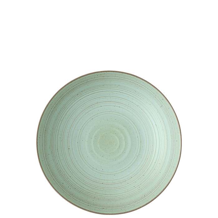 Тарілка глибока 23 см, зелена Nature Leaf Thomas