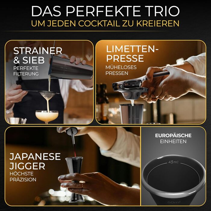 Набір шейкерів для коктейлів 14 предметів EMPATION