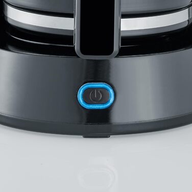 Кофемашина 'Type со стеклянным кувшином, ароматный, быстрый и бесшумный кофе с кофеваркой до 10 чашек, фильтр-кофемашина, черная, KA 4815, 33.8