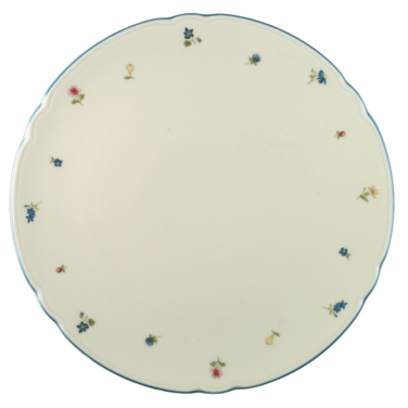 Тортівниця 30 см Streublume blauer Rand Marie-Luise Seltmann