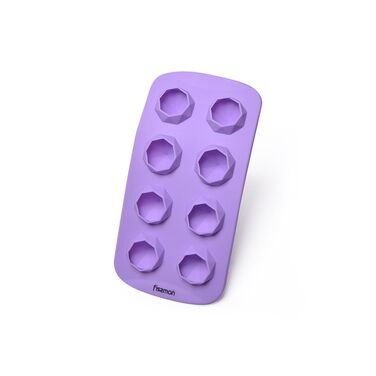 Форма для льда и шоколада Fissman 8 ячеек Бриллианты 21x10,5x2,5 см (6566)