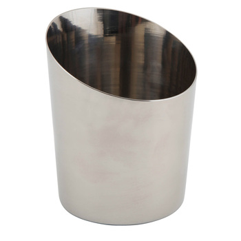 Стакан металлический 470 мл, наклонный конус, Stainless Steel, GenWare