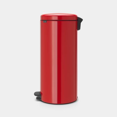 Сміттєвий бак з педаллю 30 л безшумний червоний NewIcon Brabantia