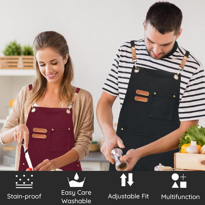 Фартух кухонний чорний FunChaos