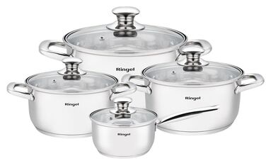 Набір посуду Ringel Grey line, 8 предметів (6932751)