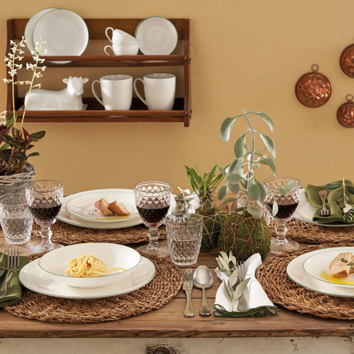 Тарілка супова La Porcellana Bianca DINTORNO, порцеляна, діам. 20 см