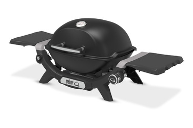Газовый гриль Weber Q1200N Black с боковыми столиками 1501070 Код: 012982