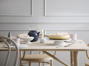 Підставка для торта триярусна 28 см, біла Hammershøi Kähler