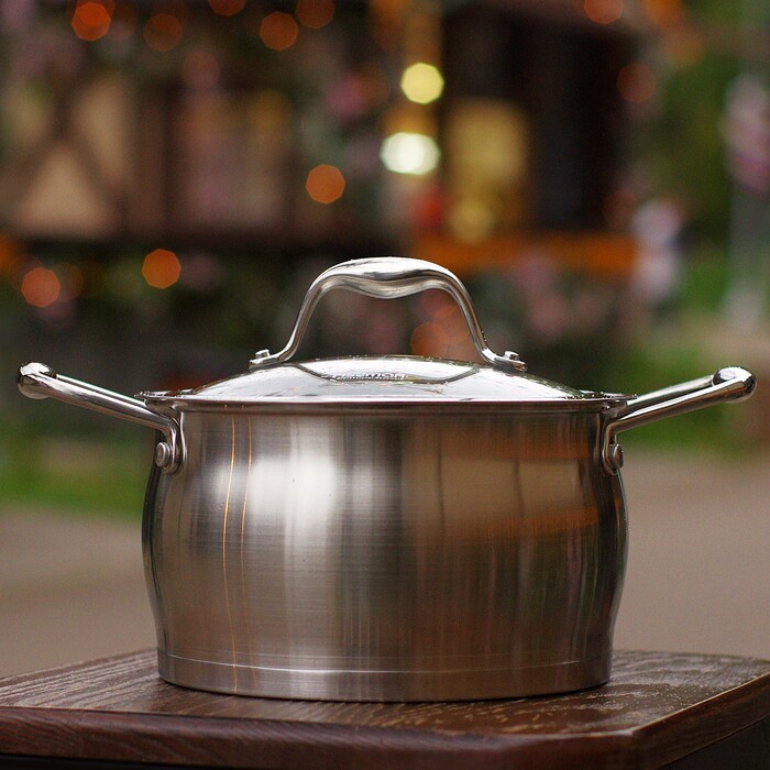 Каструля зі скляною кришкою 16 см 1,9 л MIRANDA Fissman