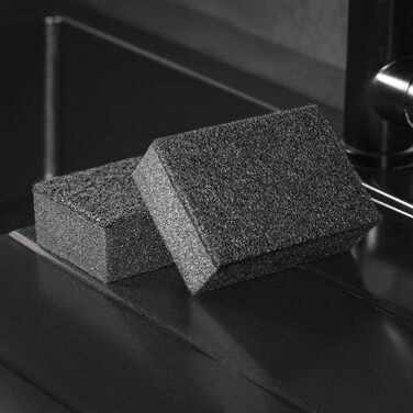 Набір губок для миття посуду 12 шт. чорний Black Sweden Home