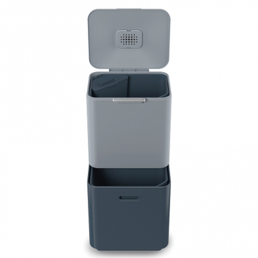 Контейнер для сміття з двома баками 60 л Totem Max Sky Joseph Joseph