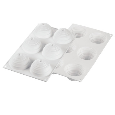 MONTBLANC 105 Форма силіконова 'Монблан' Ø74 h 42 мм (105 мл x 6)