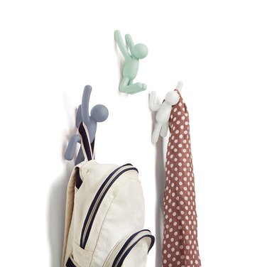 Вішалки-гачки (3 шт) 8,5х18х6,5 см мульти Buddy Umbra