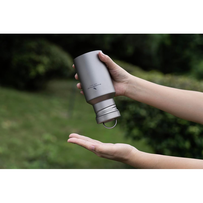 Титанова пляшка для води 550 мл. iBasingo