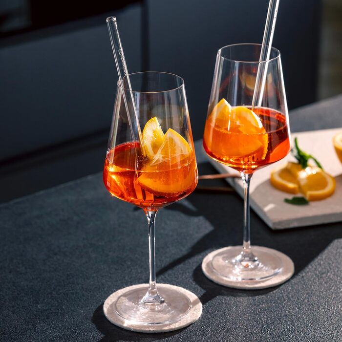 Келихи для рислінгу LEONARDO HOME PUCCINI (набір з 6 шт.) Келихи для вина, стійкі до подряпин (400 мл) Можна мити в посудомийній машині та довговічні Вічні келихи для білого вина Сучасний дизайн Келих для рислінгу Puccini 069540 6 келихів (келих для білог