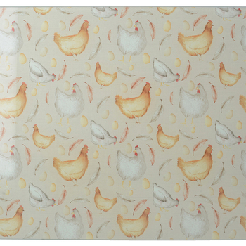 Дошка кухонна CreativeTops FEATHER LANE, скляна, 40 х 30 см