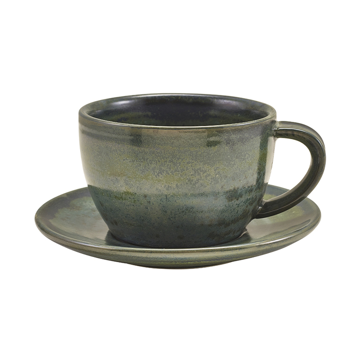 Блюдце 14.5 см, зеленое, Terra Porcelain Aqua Green, GenWare
