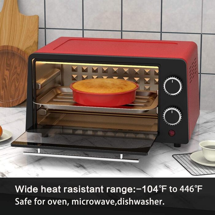 Силіконові круглі форми для випічки 24 см 2 шт. SILIVO