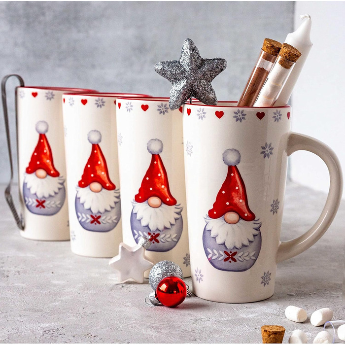 Набор рождественских чашек из 4 шт. MÄSER