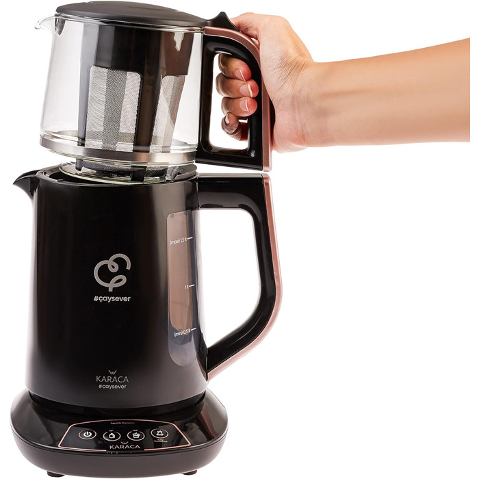 Електрочайник 1700 Вт Рожеве золото KARACA