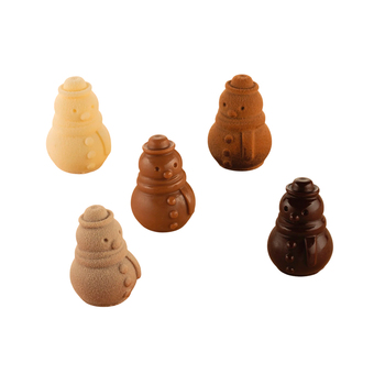 SCG062 Силіконова форма 'Сніговик' Ø 26 h 35 мм, 14x10 мл