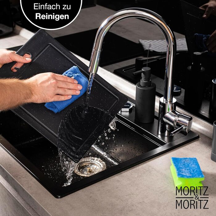 Дошка обробна пластикова 36 x 27,5 см, чорна Moritz & Moritz