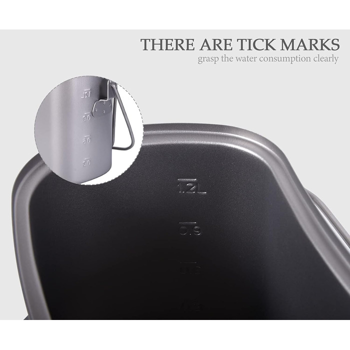 Титановий посуд для кемпінгу 600 та 1500 мл iBasingo