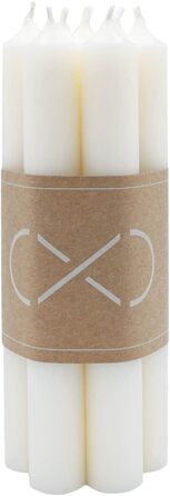 Набір з 7 конічних свічок 2,2 х 18 см, колір слонової кістки Infinity Boxs