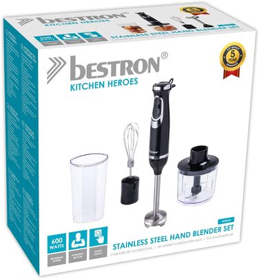 Набір занурювальних блендерів 600 Вт Bestron
