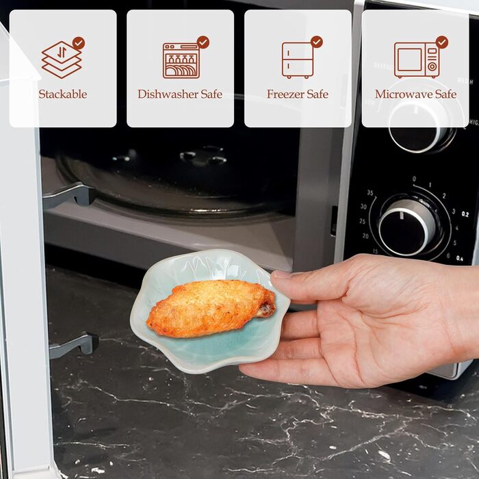 Набір з 6 керамічних мисок для соусу 55 мл NUTRIUPS