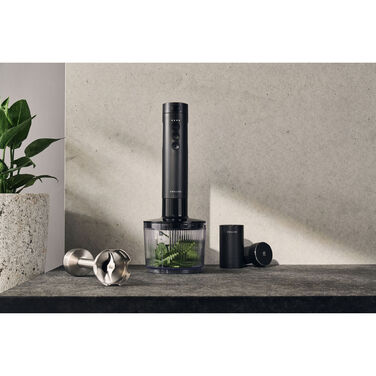 Стартовый набор беспроводного блендера с зарядной станцией и измельчителем, 5 предметов, черный Zwilling