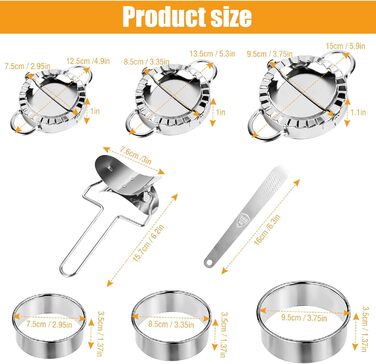 Форма для равіолі з нержавіючої сталі,8 шт. Bohrma