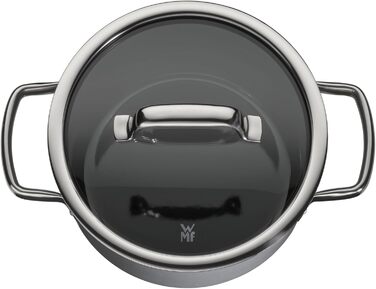Набор кастрюль со стеклянными крышками, 6 предметов серые Fusiontec Mineral WMF