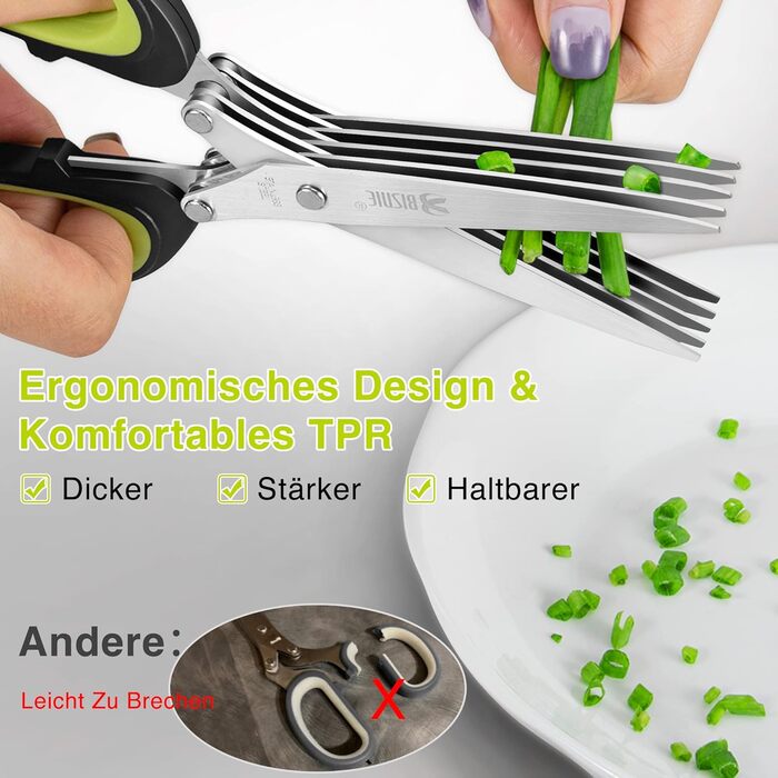 Кухонні ножиці з 5 лезами BISNIE