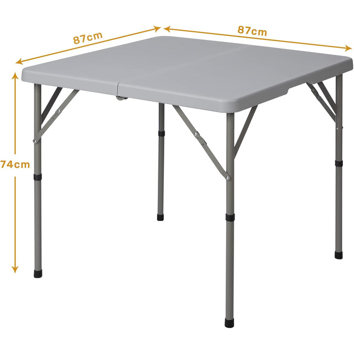 Складаний стіл для кемпінгу 87 х 87 см HollyHOME