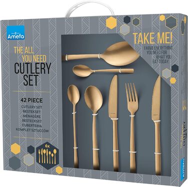Набір столових приладів на 6 персон, 42 предмети Manille Amefa