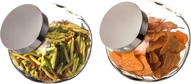 Набір із 2-літрових банок для цукерок із закручуваними кришками BigDean