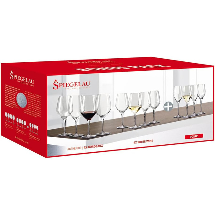 Набір келихів для вина, 12 предметів, Authentis Spiegelau