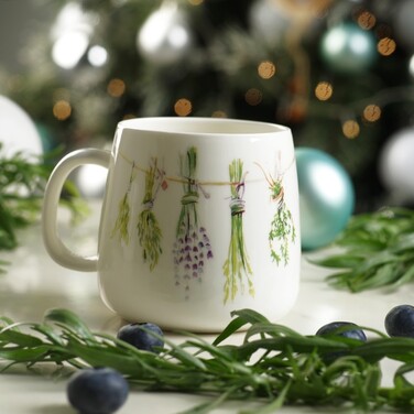 Кружка Fissman PROVENCE RABBIT 400 мл порцеляна (13955)