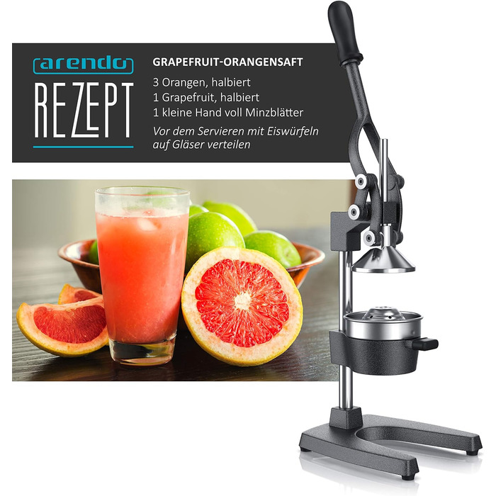 Соковижималка ручна для цитрусових Arendo
