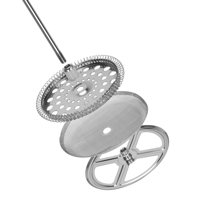 Заварювальний чайник з поршнем 1 л Fissman