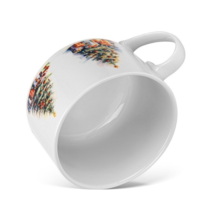 Кружка Fissman 700 мл NEW YEAR порцеляна (13764)