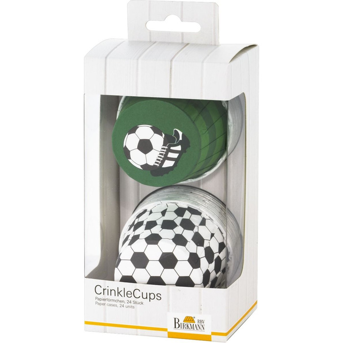 Набір форм для випічки в спортивному стилі, 24 шт, 7 см, Fußball RBV Birkmann