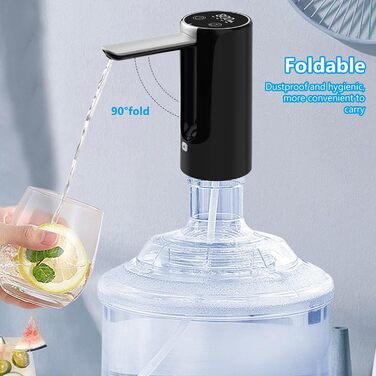 Електричний диспенсер для води 5 Вт чорний BORDEAG