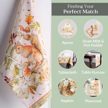 Набір з 3 багатоцільових кухонних рушників Maison d&39 Hermine Сільське Різдво зі 100 бавовни Барні рушники День подяки/Різдво (50 см x 70 см) (помаранчевий (ніжний) або нейтральний з помаранчевими акцентами)